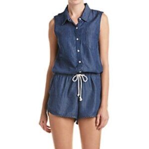 Splendid Chambray Striped Romper s